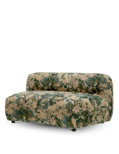 Green fabric modular sofa, centre...