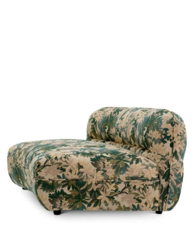 Green fabric modular sofa, centre...