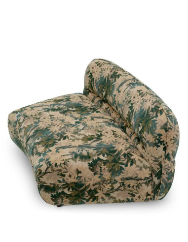 Sofá modular de tela verde, módulo...