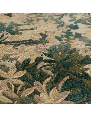 Green fabric modular sofa, centre...