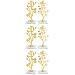 Juego de 6 candelabros con...