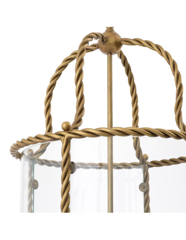 Lampada a sospensione in ottone...