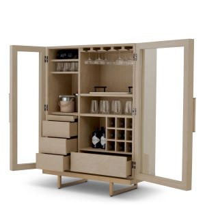 Bar cabinet in distressed... 2
