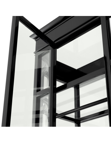 Cabinet de rangement en finition noir...