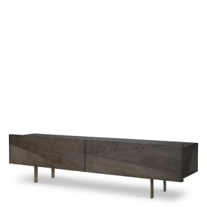Straight TV stand in...