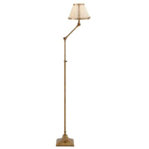 Adjustable brass floor lamp...