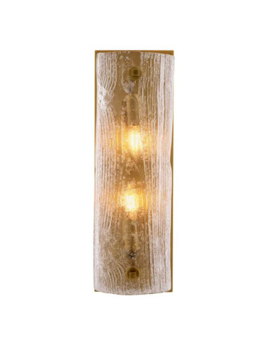 A pair of wall lights in textured...