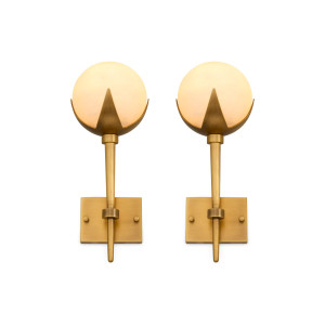 A pair of wall lights in...