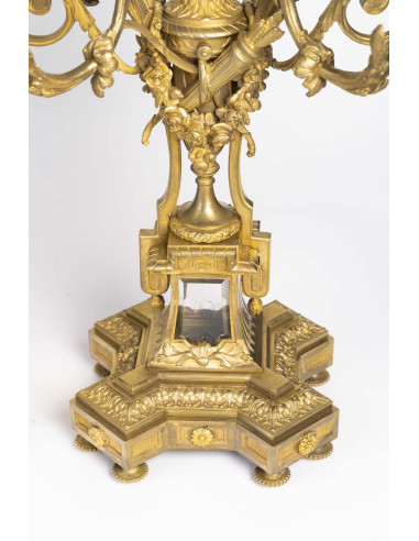 Napoleon III-era gilded bronze...