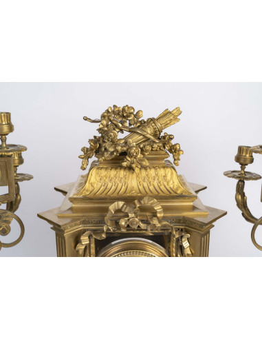 Napoleon III-era gilded bronze...