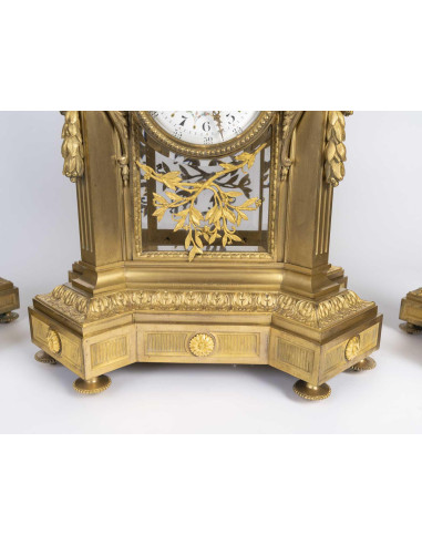 Napoleon III-era gilded bronze...