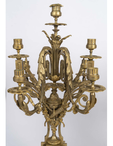 Napoleon III-era gilded bronze...