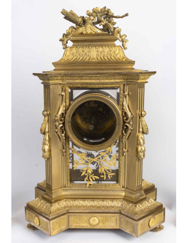 Napoleon III-era gilded bronze...