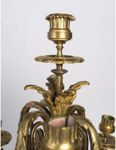 Napoleon III-era gilded bronze...