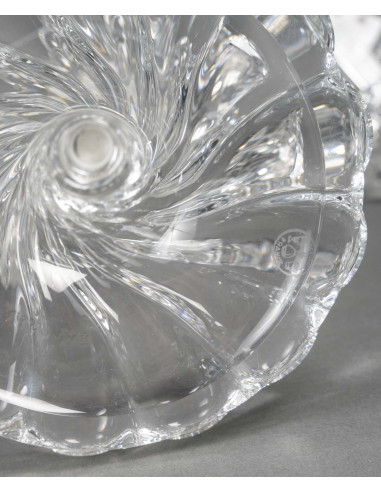 巴卡拉（Baccarat）品牌的一对烛台，20世纪初，拿破仑三世风格。