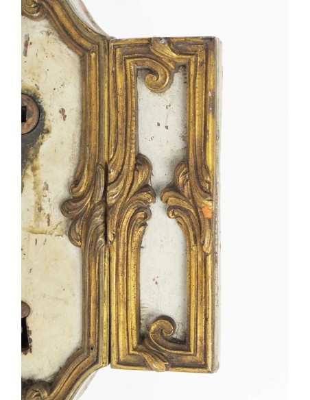 Cerradura de puerta, Gran decoración, Siglo XIX, Con llave