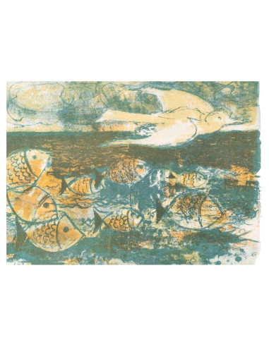 石版画，EA，艺术家试印版，米歇尔·莫德作品，20世纪。