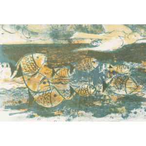 石版画，EA，艺术家试印版，米歇尔·莫德作品，20世纪。 2