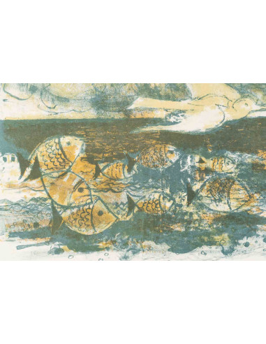 石版画，EA，艺术家试印版，米歇尔·莫德作品，20世纪。