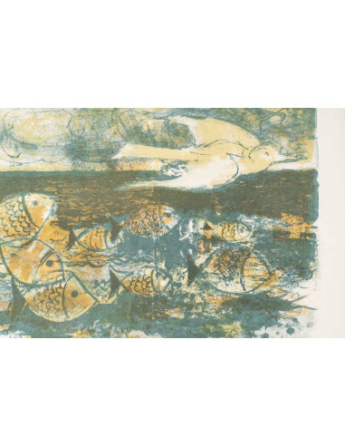 石版画，EA，艺术家试印版，米歇尔·莫德作品，20世纪。