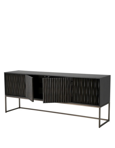Sideboard aus anthrazitgrauem...