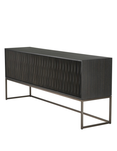 Sideboard aus anthrazitgrauem...