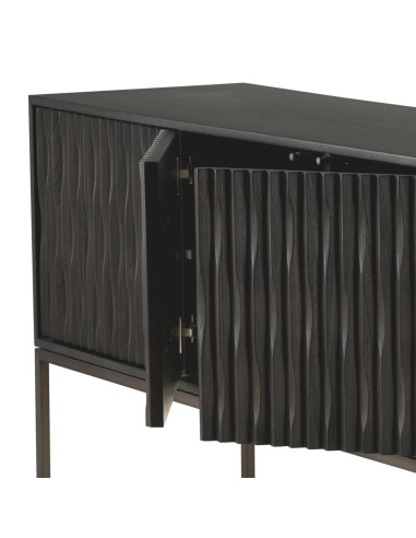 Sideboard aus anthrazitgrauem...