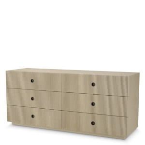 Commode van gebleekt eiken...