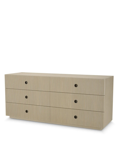 Commode van gebleekt eiken fineer met...