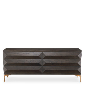 Commode van eikenfineer met... 2