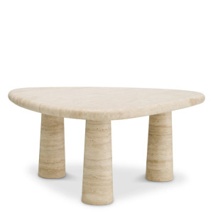 Small travertine side...