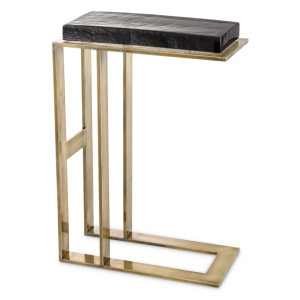 Rectangular side table made...