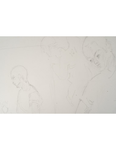 Dibujo sobre papel, siglo XX.