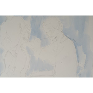 Watercolour and drawing on... 2