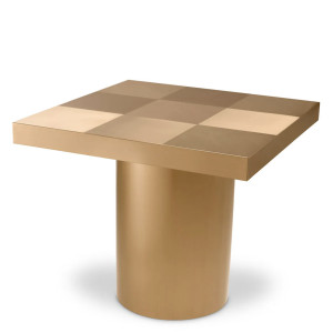 Square side table with a...