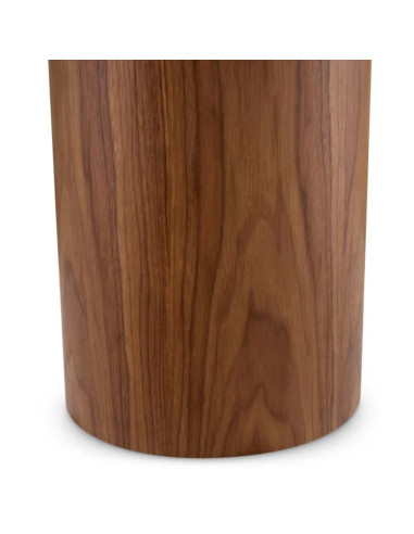 Contemporary side table in walnut...