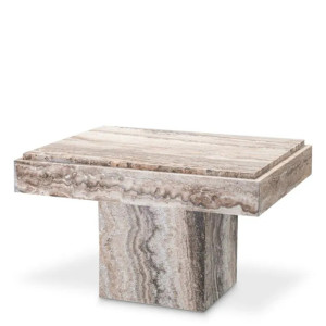 Side table in silver...