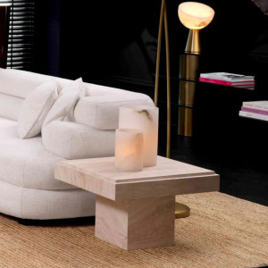 Beige travertine side... 2
