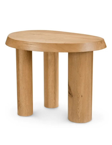 Side table in natural recycled oak,...