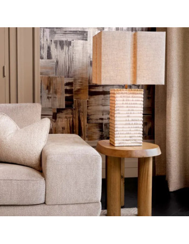 Side table in natural recycled oak,...