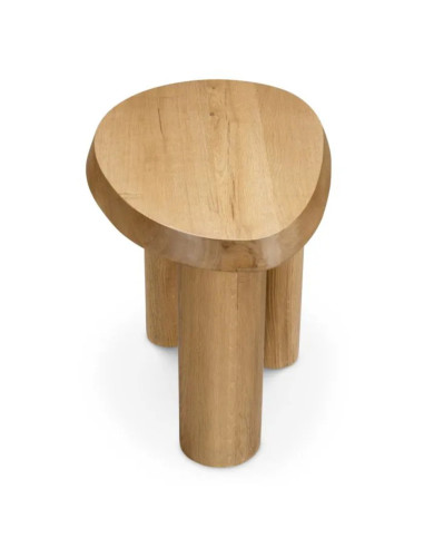Side table in natural recycled oak,...