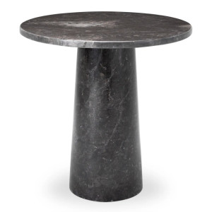 Round side table in gray...