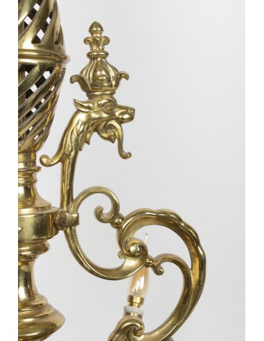 Napoleon III Period Gilded Bronze Chandelier, 6 Lights