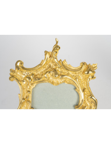 一对镀金青铜画框，拿破仑三世风格，20世纪初。