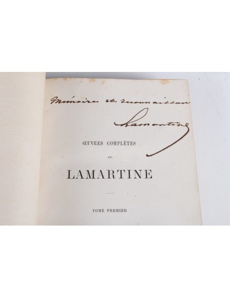 Lamartine(alse de.) 出版和出版完工。.