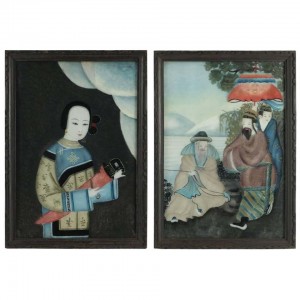 Coppia di biancheria intima, arte asiatica