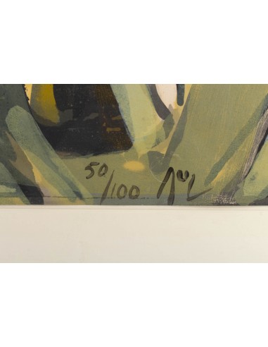 签字和编号50/100,xxème世纪
