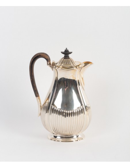 Juego de té y café plateado