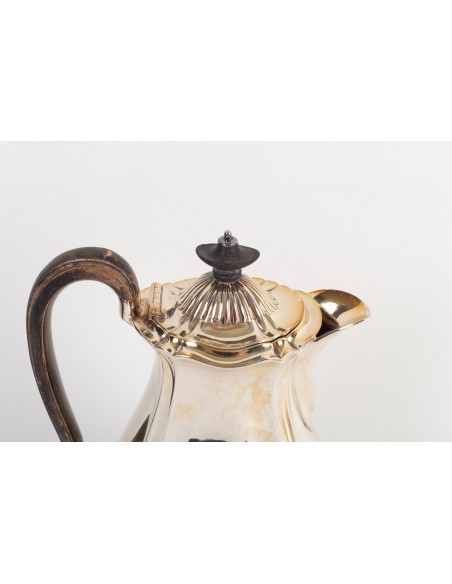 Juego de té y café plateado