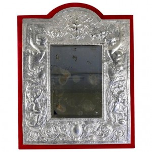 Espejo plateado siglo XIX Napoleón III